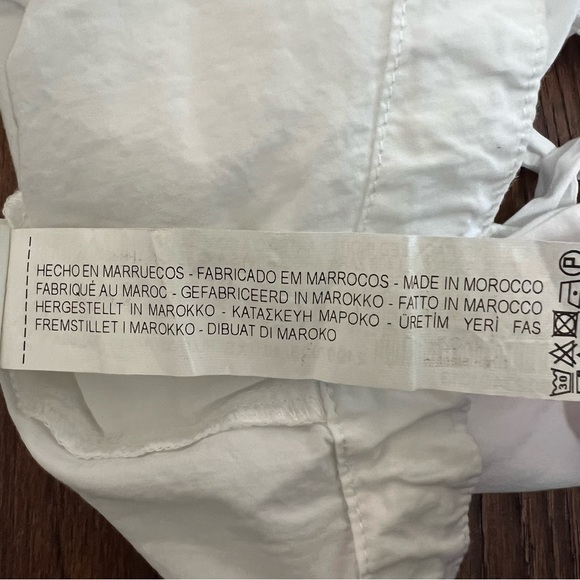 Zara Cotton Cold Shoulder Top - Picture 7 of 9